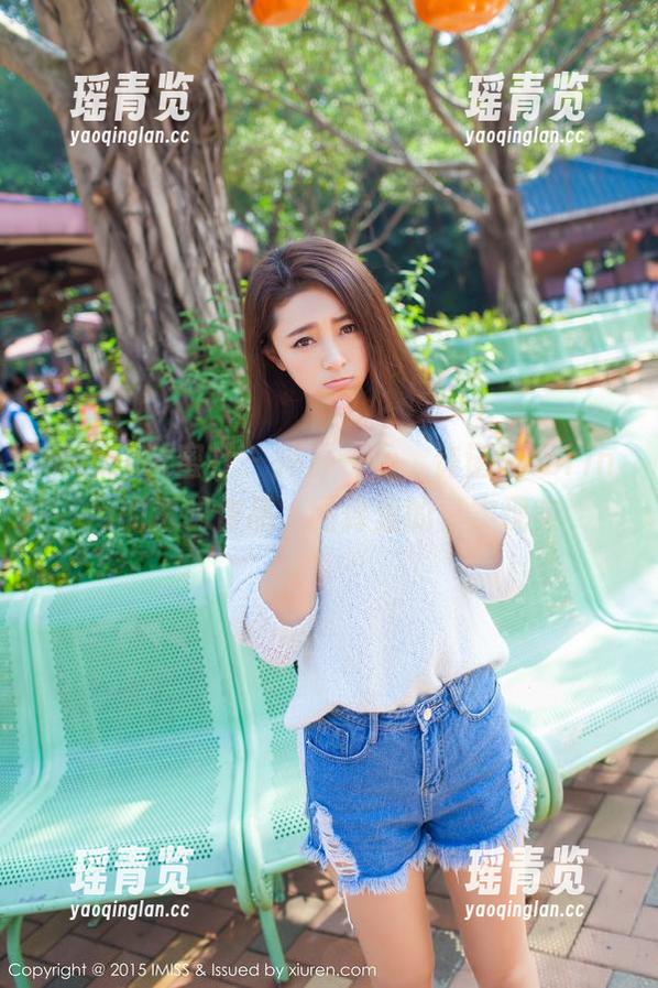 IMiss爱蜜社 - 揭开一角，许诺Sabrina的透明作品，图库里的真实现实