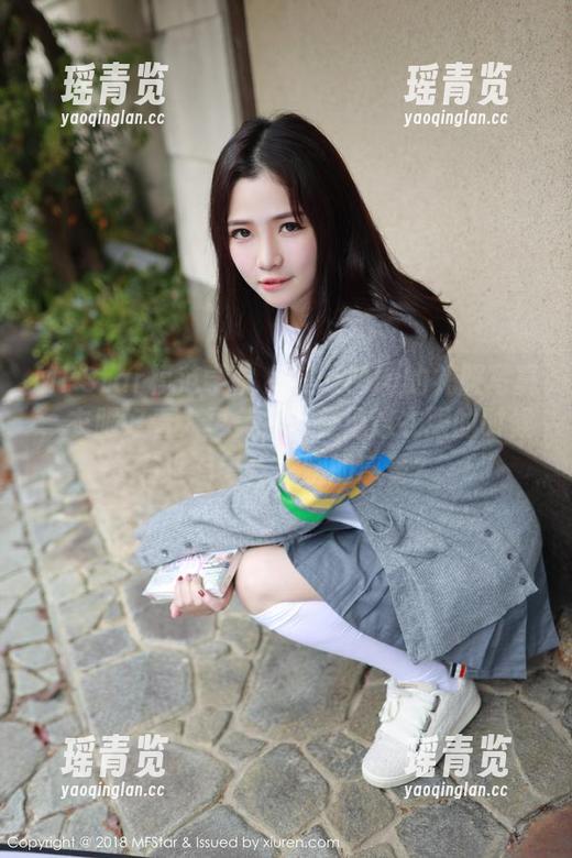 MFStar模范学院 - 美七Mia的礼服写真，衣服好看人更美，可是选这衣服的时候有没有考虑大腿的感受？