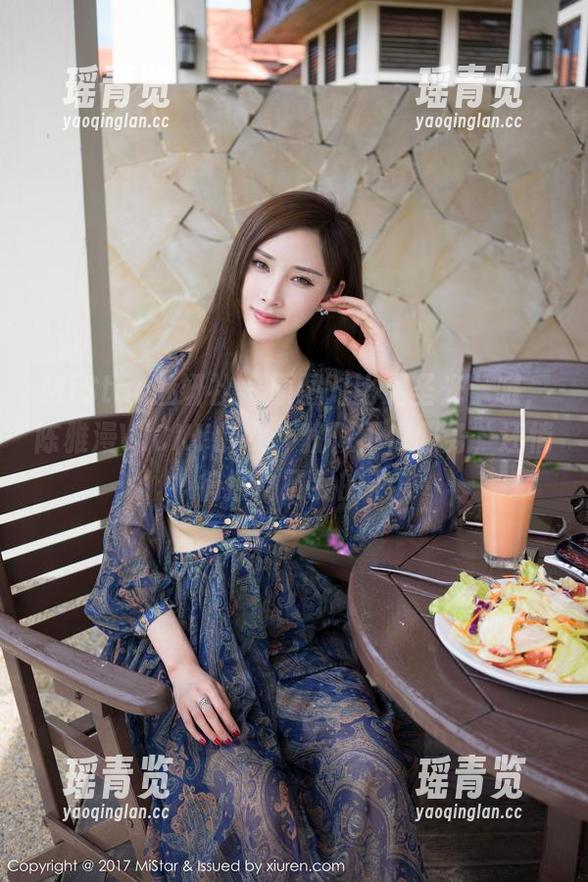 MiStar魅妍社-陈雅漫VICKY MiStar魅妍社 - 原图对比无圣光,哦,陈雅漫VICKY的女仆貌似不仅服务,还悄悄撩动了我的心