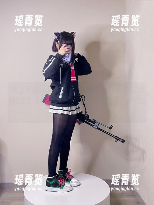 线上与线下的交错：弥美Mime的少女前线OTS-14紫雨心图集，时而飘逸，时而...随意